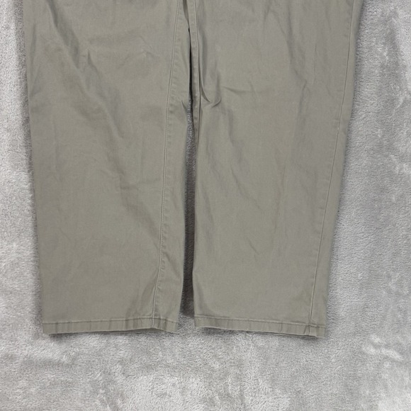 Lee Pants Mens 44x32 Extreme Comfort Gray Chino Office Casual Stretch Straight - Picture 6 of 15